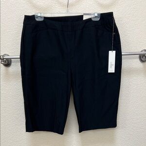 Chico’s So Slimming Black Bermuda Shorts